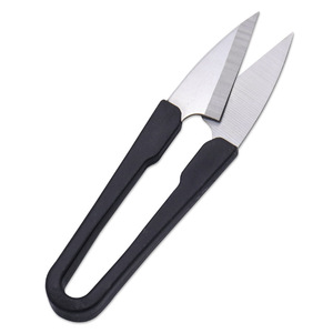 Stainless Steel U Shaped Thread Cutters For Cross Stitch Sewing Craft Trimming Durable Scissors 2 Inch Opening Size - Product Image 1