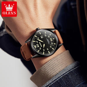 Reloj de Hombre de Moda, Económico, Venta Caliente, OEM 9962, Logotipo Personalizado, Relojes Pequeños OEM, Relojes de Pulsera de Cuero de Moda para Hombre - Product Image 3