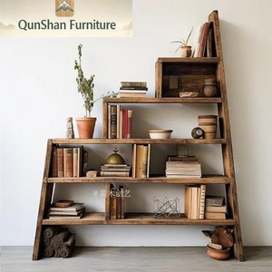 Étagère de rangement en bois massif à combinaison libre, style japonais créatif pour salon - Product Image 6