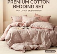 Parure de lit chaude en coton 100% brossé tissé épais 80S, poids lourd 3000-3300g, pour automne-hiver