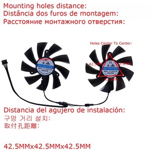 พัดลมการ์ดจอ,XY-D09015B,เครื่องทำความเย็น GPU,สำหรับ ELSA <span class=keywords><strong>RX</strong></span> <span class=keywords><strong>580</strong></span> <span class=keywords><strong>8GB</strong></span> <span class=keywords><strong>2048SP</strong></span>,สำหรับ <span class=keywords><strong>MLLSE</strong></span> <span class=keywords><strong>580</strong></span> <span class=keywords><strong>2048SP</strong></span> 8G,สำหรับ JIESHUO <span class=keywords><strong>RX</strong></span> <span class=keywords><strong>580</strong></span> <span class=keywords><strong>8GB</strong></span> - Product Image 4
