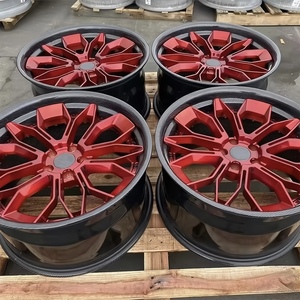 ล้อคาร์บอนไฟเบอร์ฟอร์จสั่งทำพิเศษ ขนาด 19 20 21 22 23 24 26 นิ้ว 5x112 5x114.3 5x120 สีแดง น้ำหนักเบา ประสิทธิภาพสูง - Product Image 6
