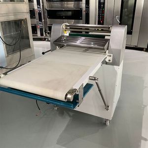 Machine à presser la pâte à pain croustillant, à pâte à <span class=keywords><strong>pâtisserie</strong></span>, à baklava, à fondant et à pain arabe, avec fonction de laminage et de étalage, pour l'assurance qualité - Product Image 5