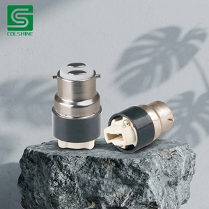 <span class=keywords><strong>Adaptateur</strong></span> d'<span class=keywords><strong>ampoule</strong></span> Colshine <span class=keywords><strong>B22</strong></span> <span class=keywords><strong>vers</strong></span> G9 à vis, support de lampe <span class=keywords><strong>E27</strong></span> en laiton et plastique, boîtier métallique, sécurité 250V, usage intérieur - Product Image 1