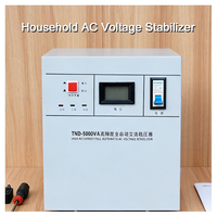 Stabilisateur de tension domestique 5 kVA 220 V, régulation de tension haute précision 3 %, prend en charge l'alimentation simultanée de plusieurs appareils