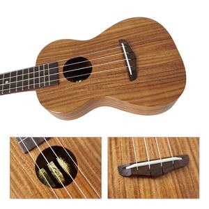 Marchio Aiersi soprano di alta qualità tutto solido Koa Ukulele logo personalizzato <span class=keywords><strong>KPK</strong></span> professionale 21 pollici chitarra Uku corda strumento musicale - Product Image 3