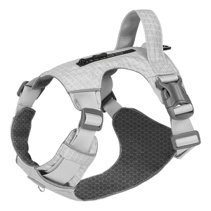 Durable Adjustable <b>No</b> <b>Pull</b> Soft Padded Reflective Walking Pet Vest <b>Harness</b> Breathable Reinforced Nylon Dog Cat Chest Strap - Product Image 1