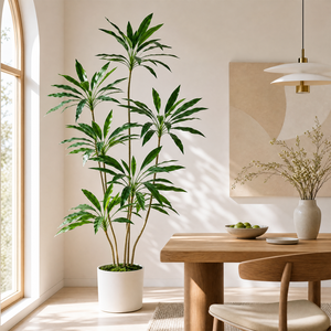 Realistischer, umweltfreundlicher, hochwertiger künstlicher Cordyline-Baum, Kunststoff-Topfpflanze für Innendekoration, Landschaftsgestaltung und Bürodekoration - Product Image 1