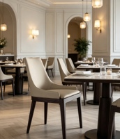 Chaise de salle à manger moderne en cuir PU de luxe, écologique, imperméable et durable pour les petits espaces, salon, maison, hôtel