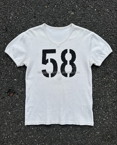 T-shirt en coton épais avec logo imprimé de haute qualité, effet vintage délavé, T-shirt personnalisé pour homme, tee-shirt en coton pour homme - Product Image 1