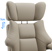 Chaise de bureau exécutive JOHOOFURNITURE en cuir PU robuste, siège large, dossier réglable, design moderne à ressorts, Sedia Da Gaming