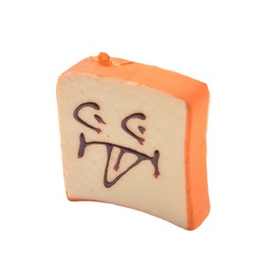 Juguete Blandito de PU con Forma de Rebanada de Tostada, de Levantamiento Lento, Simulación de Comida, para Alivio del Estrés, la Ansiedad y la Relajación, Decoración de Escritorio - Product Image 6