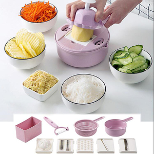 Mesin pemotong sayuran Manual, alat pencacah sayuran Manual, kentang, buah, Dapur, jerami gandum, mesin pemotong sayuran - Product Image 5
