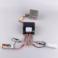 Chargeur double AC/DC ToolkitRC M6DAC PRO 800W Sync 16A 1-6S LiPo LiHV IPS XT60 65W USB C sans fil pour drone FPV