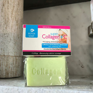 Jabón en Barra de Colágeno Herbal Natural para el Cuidado de la Piel del Cuerpo con Manteca de Karité Orgánica al por Mayor 2025 para Antienvejecimiento, Blanqueamiento e Hidratación - Product Image 5