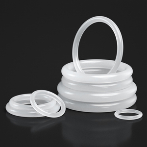 10 piezas/bolsa, Juntas Tóricas de Silicona Blanca de Grado Alimenticio, Impermeables, Redondas, en Forma de O, de Goma VMQ, Anillos de Silicona M3-M60 - Product Image 1