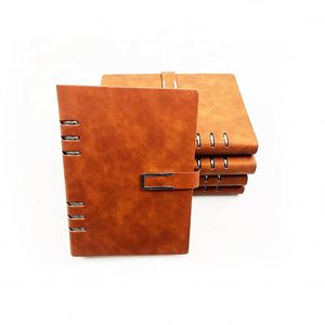 2026 Trending Customized A5 Loose Leaf Hardcover PU Leather Journal <b>Lined</b> Thick High Quality Innerpages Personalized <b>Notebook</b> - Product Image 2