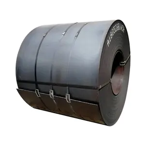 SS400 Q235 Q345 MS demir siyah sac sıcak haddelenmiş karbon çelik bobin
