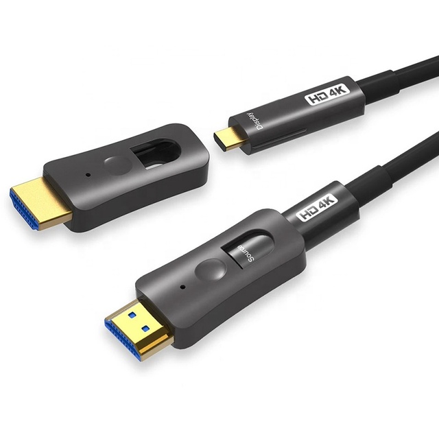 AOC Active HDMI Cable A-D 1M 2M 3M 5M 10M 15M 20M 30M 50M 100M Fiber Optical 3D 4K 8K 60Hz HD Micro HDMI Cable