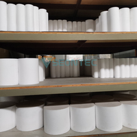 Tige en PTFE vierge de qualité supérieure, échantillon gratuit, plastique technique, couleur blanche, fournie par le fabricant
