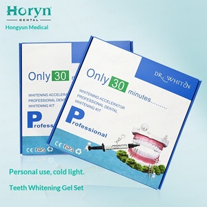 Kit Professionale per Sbiancamento Dentale con Luce LED, Gel Senza Perossido Compatibile, Trattamento di 30 Minuti, Risultati Visibili - HONRY CL02 - Product Image 1