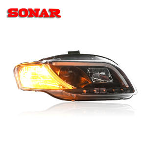 Conjunto de Faros Delanteros para <span class=keywords><strong>Audi</strong></span> <span class=keywords><strong>A4</strong></span> 2005-2008, Modelo B7, Listos para Instalar, con Lentes LED de Doble Haz, Luces de Circulación Diurna y Señales de Giro, 6000K, 12V - Product Image 2