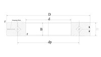 Roulement à rouleaux croisés série SX, fabrication directe d'usine, OEM ODM, précision personnalisée