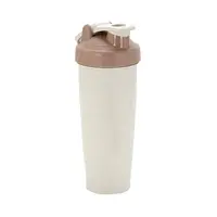 Sıcak satış özel Logo çevre buğday saman 900ml spor salonu plastik Shaker yalıtımlı plastik su şişesi