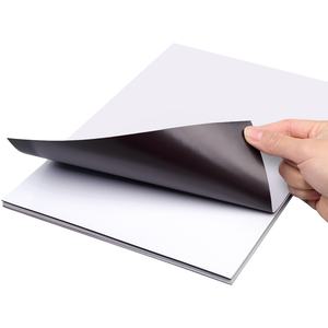 <b>Flexible</b> Printable Magnet Sheets 8.5" X 11" Magnetic Printing Photo Paper with White Vinyl for Inkjet Printer - Product Image 1