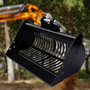 ตะแกรงร่อนดินขนาด600มม. อุปกรณ์ขุดขนาดเล็กตะแกรงร่อนวัสดุคัดแยกตะแกรงโครงกระดูกขนาดเล็ก - Product Image 5