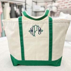 Bolsa de Mano de Lona Estética en Negro, Beige, Blanco y Azul Marino, con Bolsillos Interiores y Exteriores, para Mujer - Product Image 2