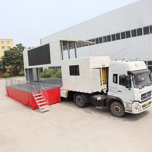 รถพ่วงเวทีเคลื่อนที่ SR130 พร้อมไฟ LED ขนาด 13 เมตร ขนาดเวที 39*29 ฟุต รองรับผู้ชมได้ 10,000 คน - Product Image 5