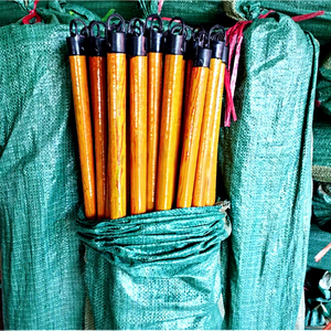 Grain Wood PVC Household Item Coated Broom Handle and Pvc Shrink Film for Wooden <b>Mop</b> Stick Household Items - Product Image 1