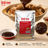 Sauce de bœuf braisé en gros en sachet, qualité restaurant, pour soups de bœuf, de foie et de poitrine, et soups de nouilles, durée de conservation de 12 mois