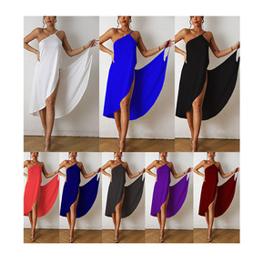 Vestido de Baño Sexy sin Mangas para Mujer, Nueva Moda 2026, Falda de Baño de Microfibra para Spa y Playa - Product Image 1