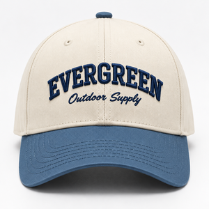 Casquettes en gros 5 et 6 panneaux, bicolores, à visière courbée, en coton, style trucker, avec logo brodé 3D personnalisé, casquette de baseball - Product Image 2