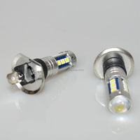 Pièces et accessoires pour véhicules, systèmes d'éclairage automobile, éclairage intérieur, ampoules LED blanches H1 15SMD 3030 15LED 12V 5W, ampoule de voiture