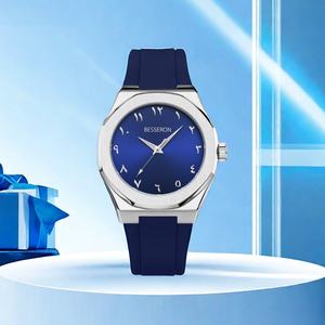 Boîtier de montre OEM en acier inoxydable de 20 mm avec bracelet en silicone étanche, bracelet en fluorocarbone, bracelets de montre à quartz et mécaniques - Product Image 2