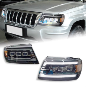 AURON ใหม่ 32V LED ชิปไฟหน้า 6000 ลูเมนสีขาวนวลกันน้ำสำหรับ 1999-2004 แกรนด์เชโรกี - Product Image 4