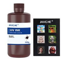 Tinta UV Jamg He CMYKWV Warna Cerah Kompatibel dengan Print Head Epson, Ricoh