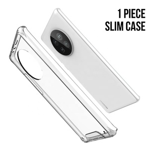 Preuve de <span class=keywords><strong>chute</strong></span> <span class=keywords><strong>Anti</strong></span> Jaune Doux TPU Dur Acrylique Clair Téléphone Spatial Pour Huawei Mate40 PRO couverture arrière Transparente - Product Image 2
