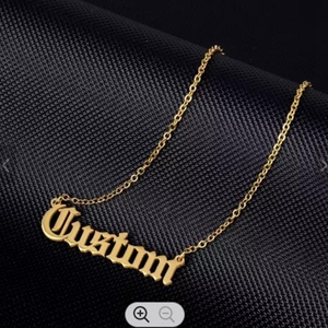 Custom Name Neutral Fashion Wholesale <strong>Cheap</strong> High Quality Hot Selling Stainless Steel <strong>Necklace</strong> - Product Image 5