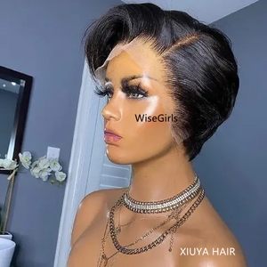 Affordable High Quality <strong>Pixie</strong> Curly <strong>Cut</strong> <strong>Wigs</strong> Virgin Human Hair Lace Frontal <strong>Wig</strong> for Black Women Human Hair Short <strong>Pixie</strong> <strong>Cut</strong> <strong>Wigs</strong> - Product Image 3