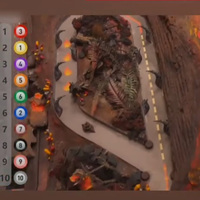 Circuit de course de billes interactif de haute qualité, personnalisé, grand, coloré, avec jeu de billard et de pinball, labyrinthe de course de billes