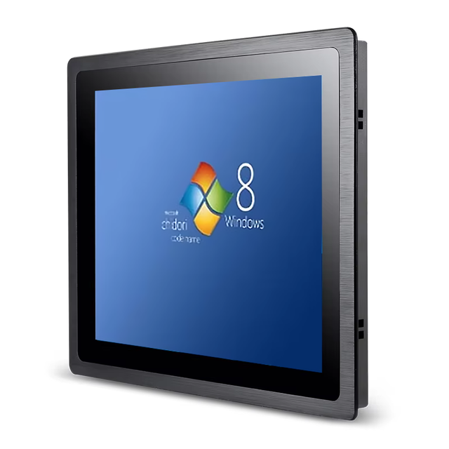 High Brightness 10 Inch Industrial Panel Pc Display Waterproof 15.6 18.5 Inch Embedded 10 Point Capacitive Touch Screen Monitor
