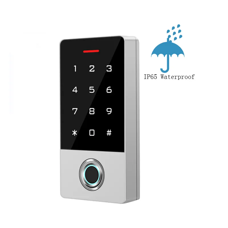 Waterproof Access Control IP68 Waterproof Smart Door Control Security WIFI APP Biometric Fingerprint RFID Card Standalone Door Access Control System