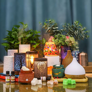 장식용 캔들 워머 모자이크 유리 버너 하우스 전기 왁스 용해 향 버너 향초 용 캔들 워머 - Product Image 3