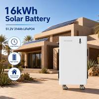 Batterie au lithium-ion Novoage Libra 16H-GP1 européenne 16,07 kW pour stockage d'énergie domestique, pack flexible en parallèle 51,2 V 314 Ah LiFePO4 6000