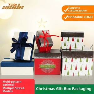 Festive <b>Christmas</b> Gift <b>Boxes</b> & Bags for Birthdays, Stylish Handheld Paper Wrapping for Men and Women - Product Image 3