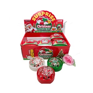 Boule de Noël en forme de pain, visage souriant, jouet anti-stress réaliste, bonbon malté coloré, jouet alimentaire réaliste - Product Image 2